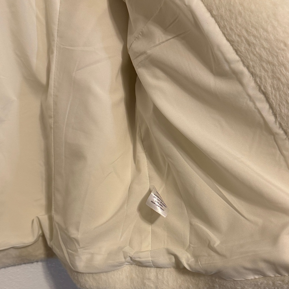 Lulu's Cream Teddy Cropped Button Jacket - image 6